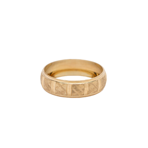 Argolla de matrimonio Clásica. 6mm. Oro Amarillo 10K