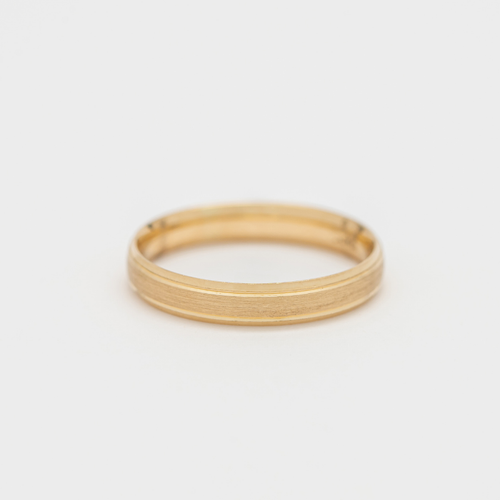 Argolla de matrimonio Confort. 4mm. Oro Amarillo 14K