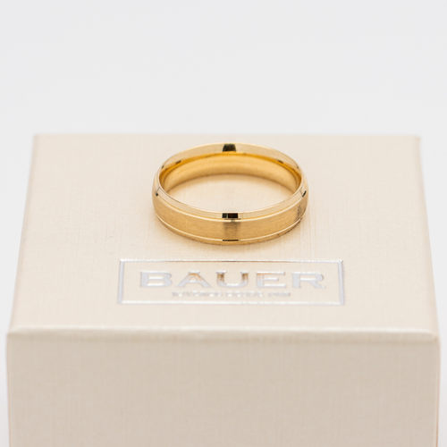 Argolla de matrimonio Confort. 6mm. Oro Amarillo 14K