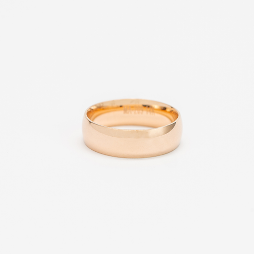 Argolla de matrimonio Confort. 6mm. Oro Rosa 14K