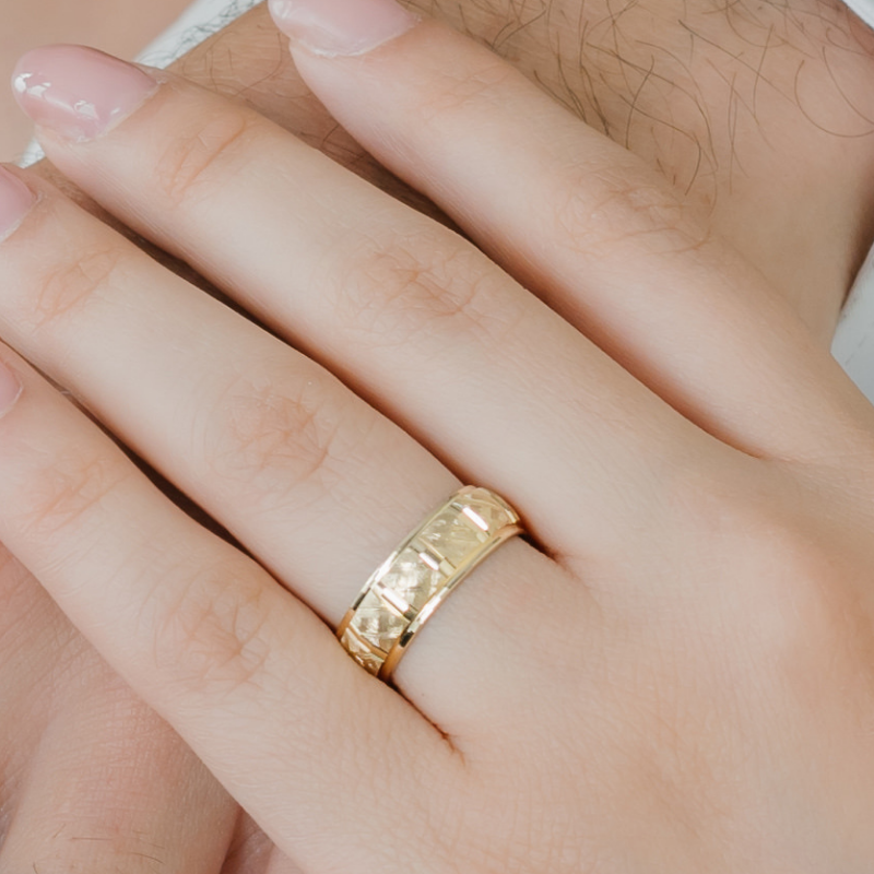 Argolla de matrimonio Clásica. 6mm. Oro Amarillo 10K