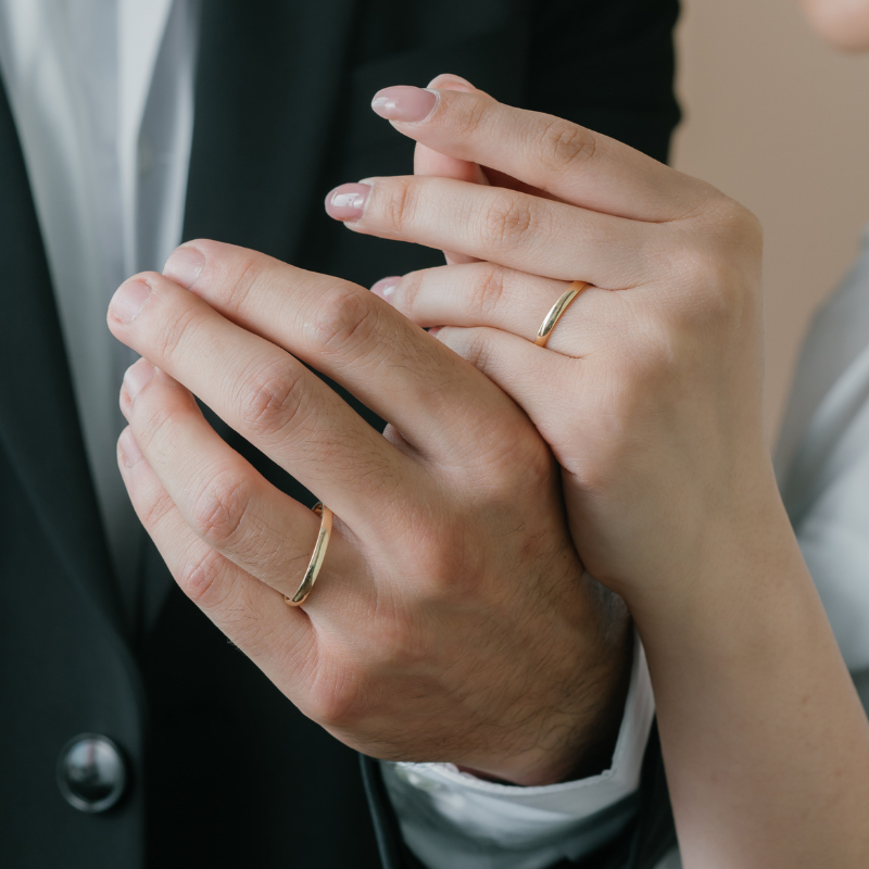 Argolla de matrimonio Confort. 4mm. Oro Amarillo 14K