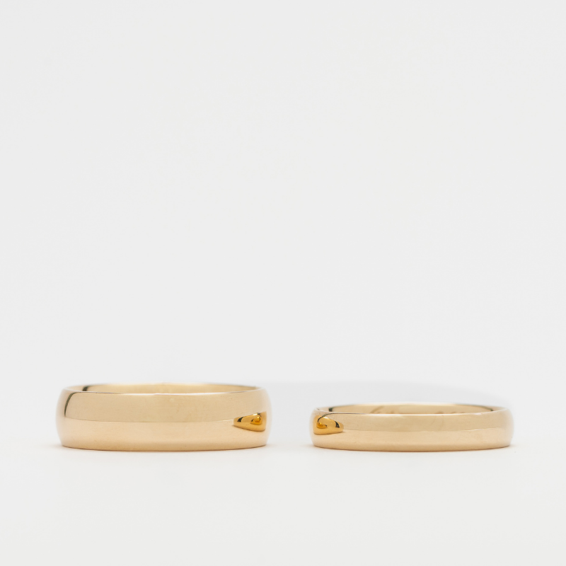 Argolla de matrimonio Confort. 6mm. Oro Amarillo 14K