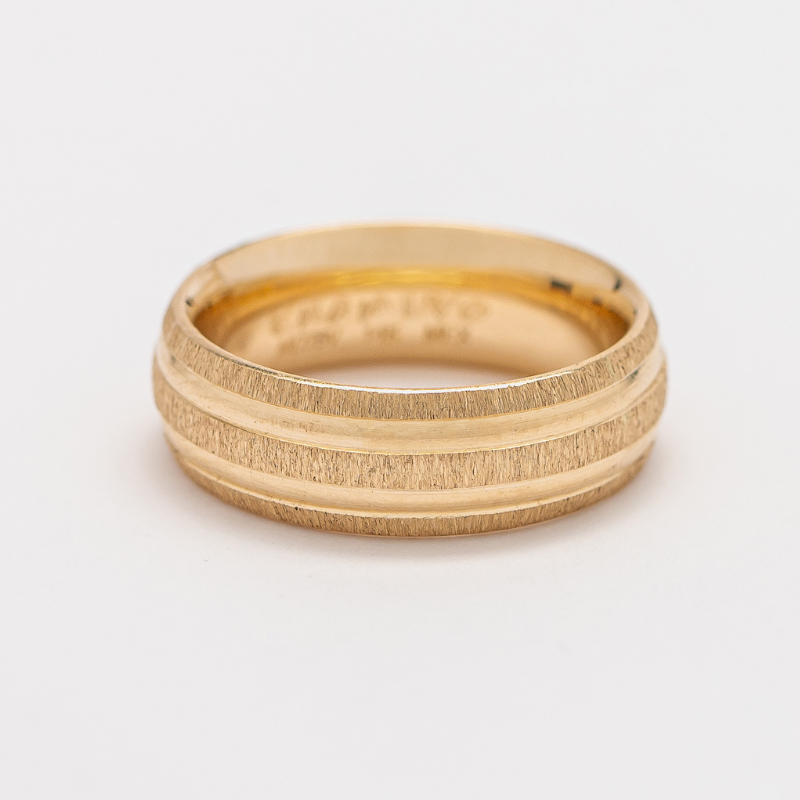 Argolla de matrimonio Confort. 6mm. Oro Amarillo 14K