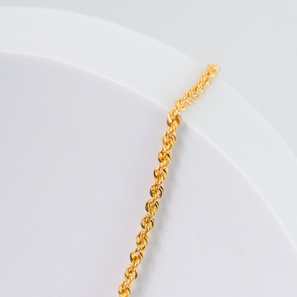 Cadena de Oro Amarillo 14K. Torsal. Medida 60 cm.