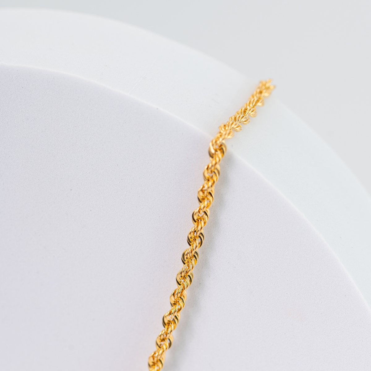 Cadena de Oro Amarillo 14K. Torsal. Medida 60 cm.