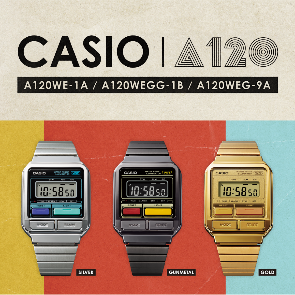 Reloj Casio A120WEG-9A