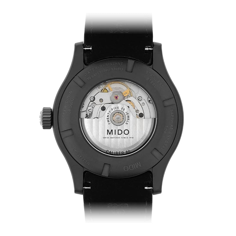 Reloj Mido Multifort Escape Horween Special Edition Doble Correa M0326073605099
