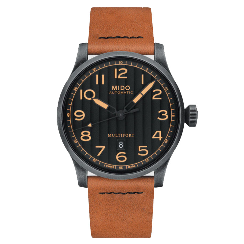 Reloj Mido Multifort Escape Horween Special Edition Doble Correa M0326073605099